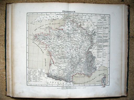 Sohr-Berghaus Hand-Atlas 1883 (100)
47. Frankrijk / France