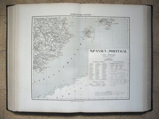 Sohr-Berghaus Hand-Atlas 1883 (100)
52b. Südöstliches Spanien