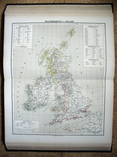 Sohr-Berghaus Hand-Atlas 1883 (100)
53. Grossbritannien und Ireland