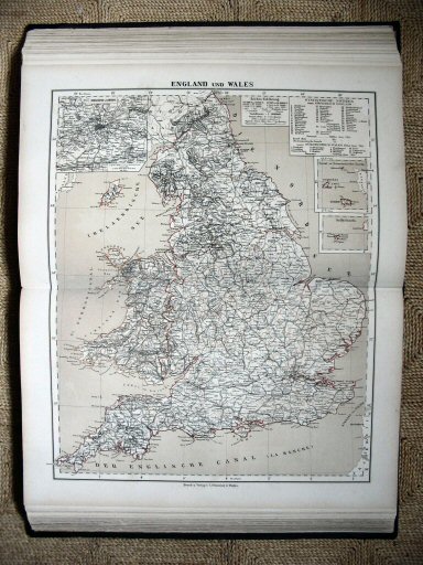 Sohr-Berghaus Hand-Atlas 1883 (100)
54. England und Wales