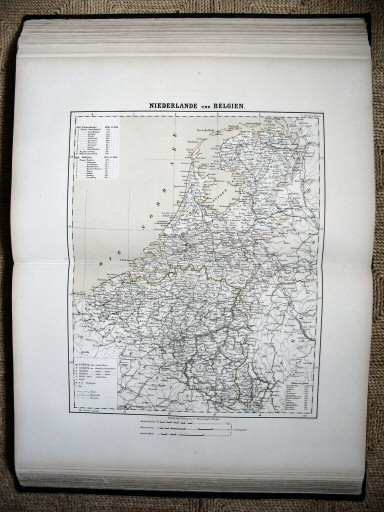 Sohr-Berghaus Hand-Atlas (1883)
57. Nederland, België, Luxemburg
57. Netherlands, Belgium, Luxemburg