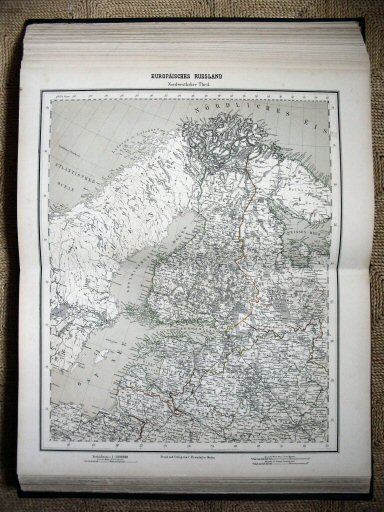 Sohr-Berghaus Hand-Atlas 1883 (100)
64. Europäisches Russland Nordwestlicher Theil