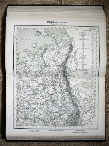 Sohr-Berghaus Hand-Atlas 1883 (100)
65. Europäisches Russland Nordöstlicher Theil