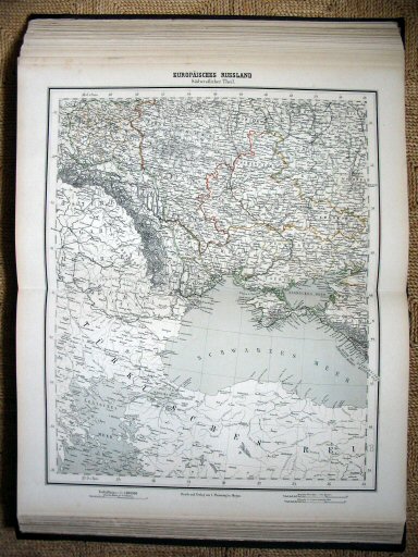 Sohr-Berghaus Hand-Atlas 1883 (100)
66. Europäisches Russland Südwestlicher Theil