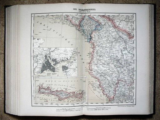 Sohr-Berghaus Hand-Atlas 1883 (100)
71. Balkan (ZW)