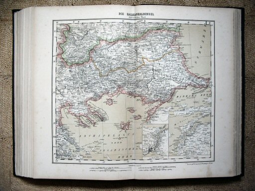 Sohr-Berghaus Hand-Atlas 1883 (100)
72. Balkan (ZO)