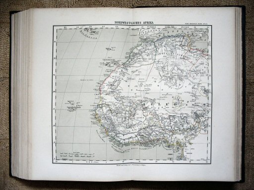 Sohr-Berghaus Hand-Atlas 1883 (100)
84. Afrika (NW) / Africa (NW)