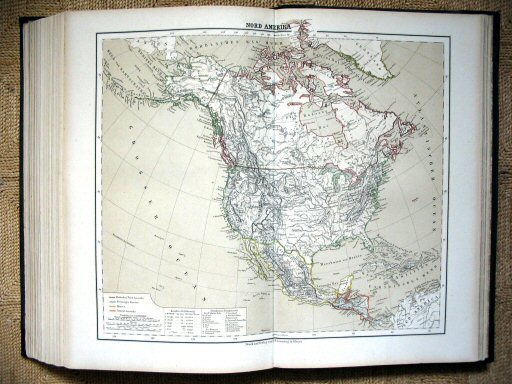 Sohr-Berghaus Hand-Atlas 1883 (100)
87. Nord Amerika