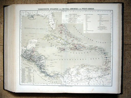 Sohr-Berghaus Hand-Atlas 1883 (100)
90. West-Indië / West Indies