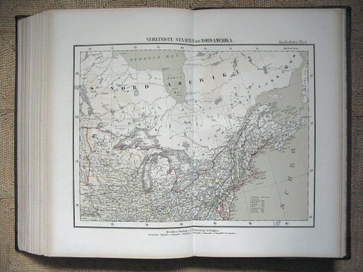 Sohr-Berghaus Hand-Atlas 1883 (100)
91. Verenigde Staten (NO) / United States (NE)