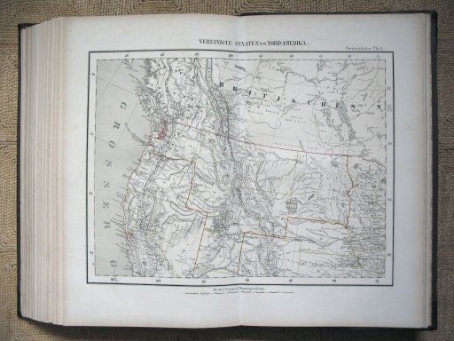 Sohr-Berghaus Hand-Atlas 1883 (100)
92. Verenigde Staten (NW) / United States (NW)