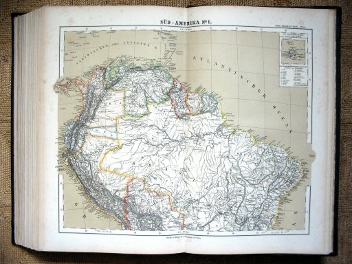 Sohr-Berghaus Hand-Atlas 1883 (100)
96. Zuid-Amerika I / South America I