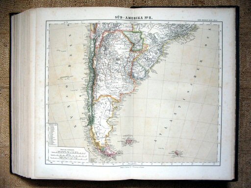 Sohr-Berghaus Hand-Atlas 1883 (100)
97. Zuid-Amerika II / South America II
