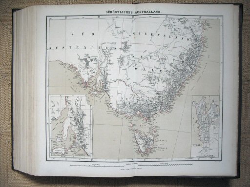 Sohr-Berghaus Hand-Atlas 1883 (100)
100. Zuidoost-Australië / Southeast Australia 