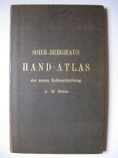Sohr-Berghaus Hand-Atlas 1884 (25)
Voorkant band / Front cover