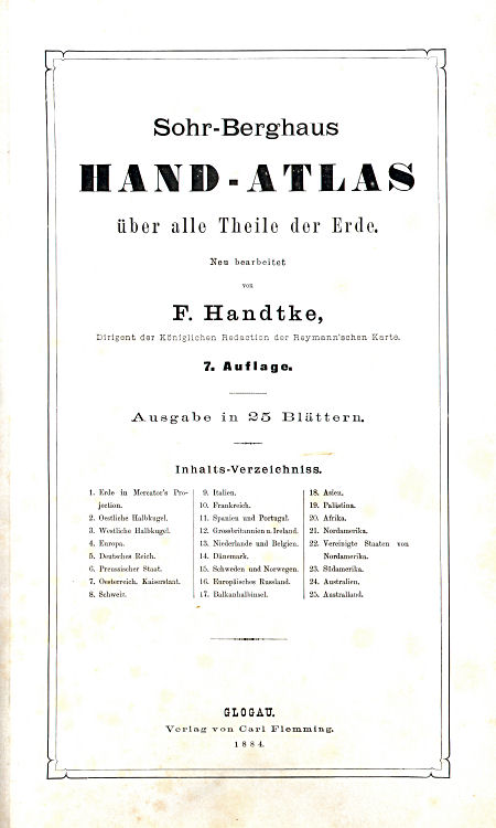 Sohr-Berghaus Hand-Atlas 1884 (25)
Titelpagina / Title page