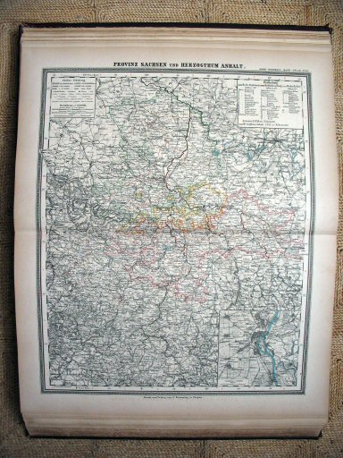 Sohr-Berghaus Hand-Atlas (1891)
18. Provincie Saksen / Province of Saxony