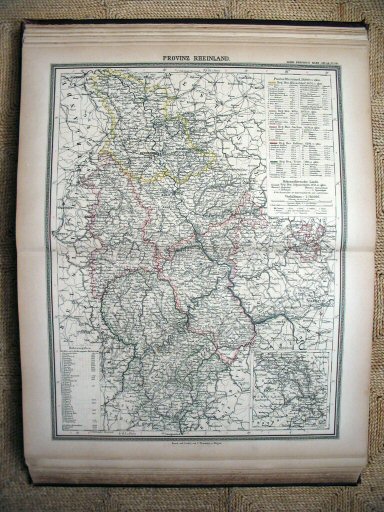 Sohr-Berghaus Hand-Atlas 1891 (100)
20. Rijnprovincie / Rhine Province