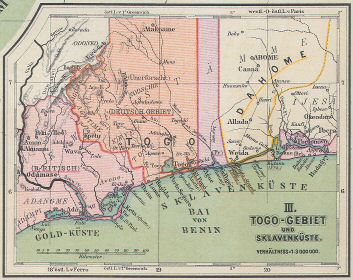 Sohr-Berghaus Hand-Atlas 1891 (100)
85a. Togo