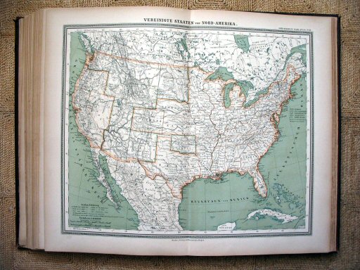 Sohr-Berghaus Hand-Atlas 1891 (100)
88. Verenigde Staten / United States