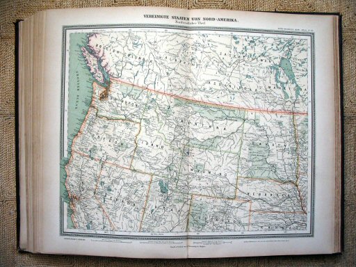 Sohr-Berghaus Hand-Atlas 1891 (100)
89. Verenigde Staten (NW) / United States (NW)