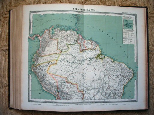 Sohr-Berghaus Hand-Atlas 1891 (100)
96. Zuid-Amerika I / South America I