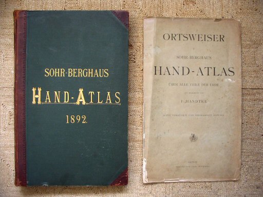Sohr-Berghaus Hand-Atlas 1892 (100)
Atlas met register / Atlas with index