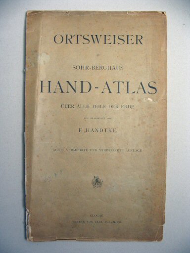 Sohr-Berghaus Hand-Atlas 1892 (100)
Register / Index