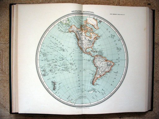 Sohr-Berghaus Hand-Atlas 1892 (100)
7. Westelijk halfrond / Western hemisphere