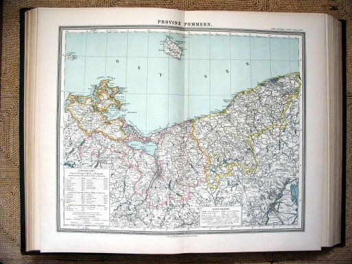 Sohr-Berghaus Hand-Atlas (1892)
15. Pommeren / Pomerania