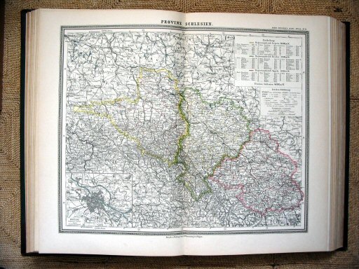 Sohr-Berghaus Hand-Atlas (1892)
17. Silezië / Silesia