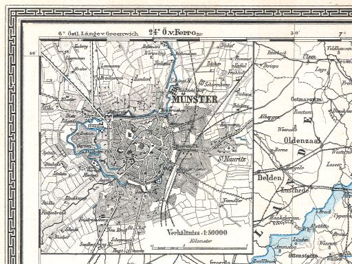 Sohr-Berghaus Hand-Atlas (1892)
19a. Münster