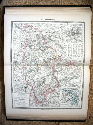 Sohr-Berghaus Hand-Atlas (1892)
20. Rijnprovincie / Rhine Province