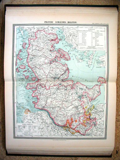 Sohr-Berghaus Hand-Atlas (1892)
23. Sleeswijk-Holstein / Schleswig-Holstein