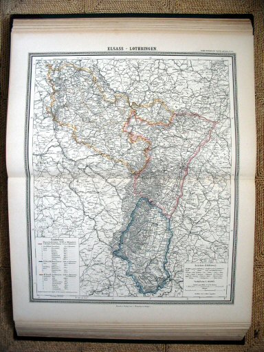 Sohr-Berghaus Hand-Atlas 1892 (100)
24. Elzas-Lotharingen
24. Alsace-Lorraine