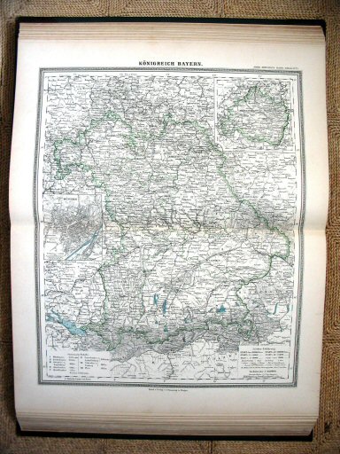 Sohr-Berghaus Hand-Atlas (1892)
25. Beieren / Bavaria