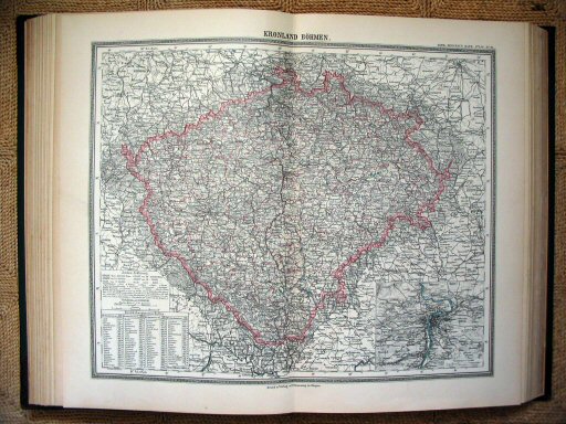 Sohr-Berghaus Hand-Atlas 1892 (100)
34. Bohemen / Bohemia