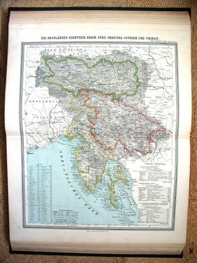 Sohr-Berghaus Hand-Atlas 1892 (100)
36. Zuid-Oostenrijk / Southern Austria