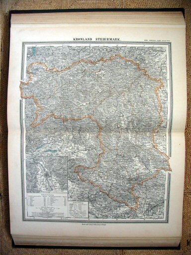 Sohr-Berghaus Hand-Atlas 1892 (100)
37. Stiermarken / Styria