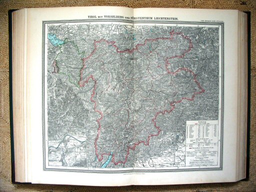 Sohr-Berghaus Hand-Atlas 1892 (100)
38. Tirol / Tyrol