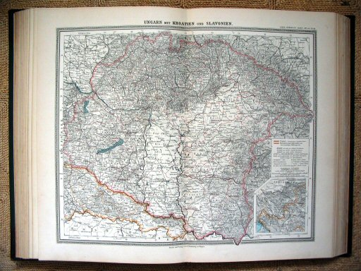 Sohr-Berghaus Hand-Atlas 1892 (100)
39. Hongarije / Hungary