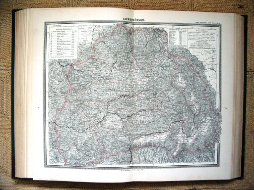 Sohr-Berghaus Hand-Atlas 1892 (100)
40. Zevenburgen / Transylvania