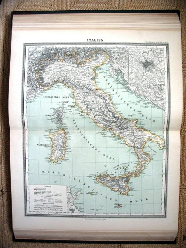 Sohr-Berghaus Hand-Atlas (1892)
44. Italië / Italy