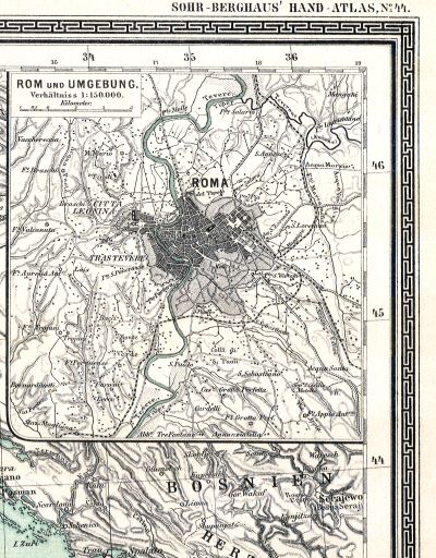 Sohr-Berghaus Hand-Atlas (1892)
44a. Rome