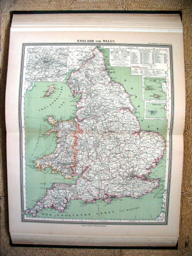 Sohr-Berghaus Hand-Atlas 1892 (100)
54. Engeland / England