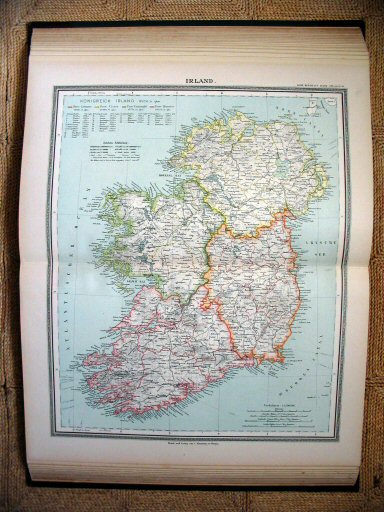 Sohr-Berghaus Hand-Atlas 1892 (100)
56. Ierland / Ireland