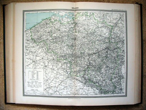 Sohr-Berghaus Hand-Atlas 1892 (100)
58. België / Belgium