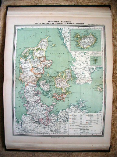 Sohr-Berghaus Hand-Atlas (1892)
59. Denemarken / Denmark