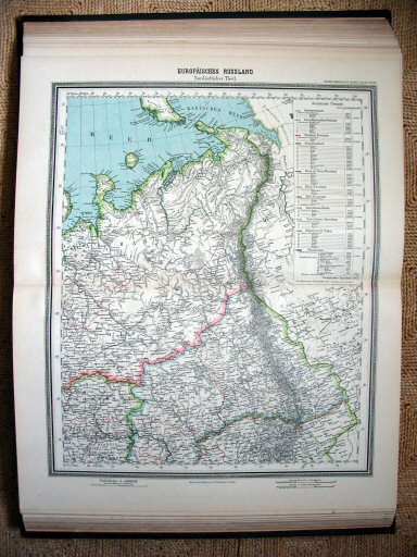 Sohr-Berghaus Hand-Atlas 1892 (100)
64. Rusland (NO) / Russia (NE)