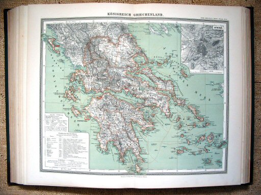 Sohr-Berghaus Hand-Atlas (1892)
67. Griekenland / Greece